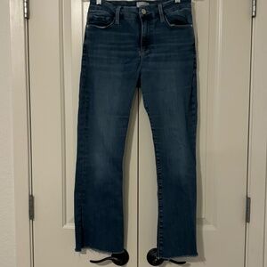 Frame Le Crop Mini Boot Cut Jeans - Sz 28